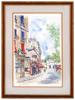 MID CENT VIEW OF PARIS WATERCOLOR PAINTING SIGNED PIC-0