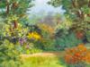 AMERICAN FOREST LANDSCAPE PAINTING BY HAZEL ALLARD PIC-1