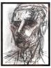 ATTR TO ALBERTO GIACOMETTI STUDY CHARCOAL DRAWING PIC-0