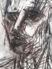 ATTR TO ALBERTO GIACOMETTI STUDY CHARCOAL DRAWING PIC-1