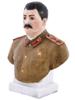 RUSSIAN SOVIET ERA PORCELAIN BUST FIGURINE OF STALIN PIC-0