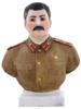 RUSSIAN SOVIET ERA PORCELAIN BUST FIGURINE OF STALIN PIC-1