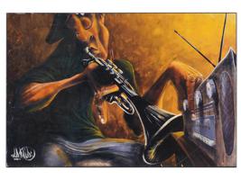 AMERICAN MUSICIAN GICLEE PRINT BY DAVID GARIBALDI