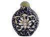 CHINESE QING BLUE AND WHITE PORCELAIN SNUFF BOTTLE PIC-3