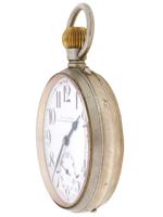 MAPPIN AND WEBB SILVER POCKET WATCH WITH DESK STAND