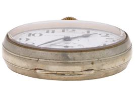 MAPPIN AND WEBB SILVER POCKET WATCH WITH DESK STAND