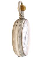 MAPPIN AND WEBB SILVER POCKET WATCH WITH DESK STAND