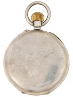 MAPPIN AND WEBB SILVER POCKET WATCH WITH DESK STAND