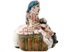 JAPANESE MEIJI GLAZED PORCELAIN DAIKOKU FIGURINE PIC-3