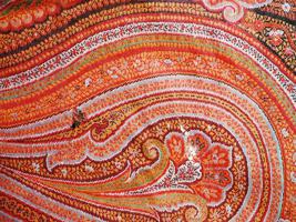 ANTIQUE 19TH C BRITISH VICTORIAN PAISLEY WOOL SHAWL