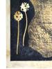 KAORU KAWANO JAPAN SIGNED DANDELIONS WOODBLOCK PRINT PIC-3