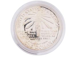 LIBERIAN AND AMERICAN COMMEMORATIVE SILVER COINS