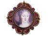 JAY STRONGWATER JEWELED PORTRAIT FRAME PENDANTS PIC-2