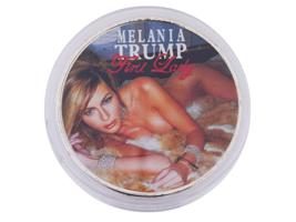 1991 USO SILVER DOLLAR COIN AND MELANIA TRUMP COIN