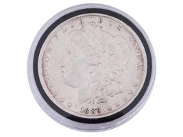 ANTIQUE 1899 AMERICAN MORGAN SILVER DOLLAR COIN