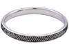 JUDITH LEIBER CRYSTAL SLIM SHIMMY THIN PAVE BANGLE PIC-1