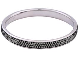 JUDITH LEIBER CRYSTAL SLIM SHIMMY THIN PAVE BANGLE