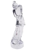 BACCARAT FRENCH CRYSTAL LADY GOLFER FIGURINE