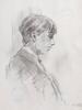 AMERICAN PORTRAIT PAINTING ATTR TO EDWARD HOPPER PIC-1