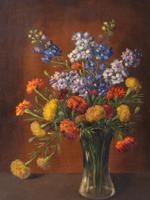 AMERICAN STILL LIFE OIL PAINTING BY HENRY LEON SANGER