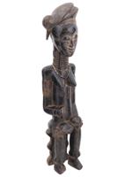 WEST AFRICAN BAULE MATERNITY FIGURE IVORY COAST