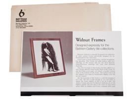 LTD PABLO PICASSO CERAMIC TILES IN WALNUT FRAMES SET