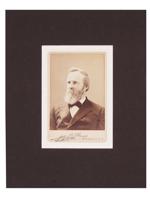 AUTOGRAPHED PHOTO OF PRESIDENT RUTHERFORD HAYES