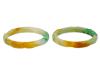 CHINESE HAND CARVED JADE BANGLE BRACELETS AMULETS PIC-0