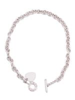 TIFFANY STERLING SILVER NECKLACE WITH HEART CHARM