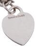 TIFFANY STERLING SILVER NECKLACE WITH HEART CHARM PIC-5