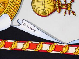 VINTAGE HERMES SPACE SILK SCARF BY MICHEL DUCHENE