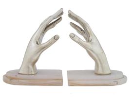 LIMITED EDITION HAND BOOKENDS BY LORENZO QUINN