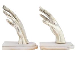 LIMITED EDITION HAND BOOKENDS BY LORENZO QUINN