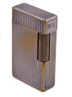 ST DUPONT LIGNE 1 SILVER PLATED POCKET LIGHTER IOB