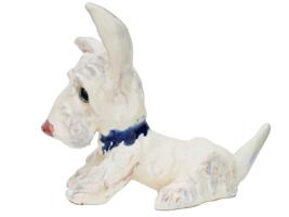 AUSTRIAN GOLDSCHEIDER MEISINGER PORCELAIN DOG FIGURE