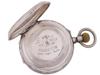 ANTIQUE SWISS CONTINENTAL SILVER POCKET WATCH C 1910 PIC-5