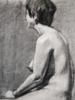 RUSSIAN NUDE STUDY PAINTING BY GRIGORY GLUCKMANN PIC-1