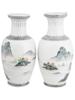 CHINESE REPUBLIC PERIOD HAND PAINTED PORCELAIN VASES PIC-1