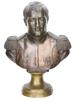 ANTIQUE BRONZE EMPEROR NAPOLEON BUST AFTER JEAN BULIO PIC-1