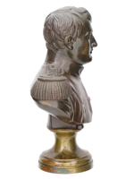 ANTIQUE BRONZE EMPEROR NAPOLEON BUST AFTER JEAN BULIO