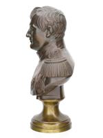 ANTIQUE BRONZE EMPEROR NAPOLEON BUST AFTER JEAN BULIO