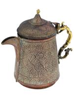 ANTIQUE 19TH C PERSIAN ISLAMIC COFFEE POT JUG