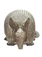 VINTAGE LIFE SIZE ARMADILLO GARDEN STATUE