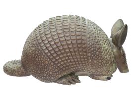 VINTAGE LIFE SIZE ARMADILLO GARDEN STATUE