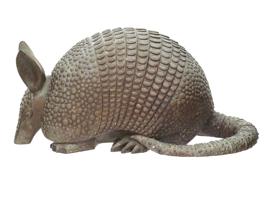 VINTAGE LIFE SIZE ARMADILLO GARDEN STATUE