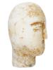 VINTAGE MODERNIST ABSTRACT ALABASTER HEAD SCULPTURE PIC-2