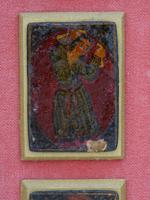 ANTIQUE PERSIAN QAJAR PAPIER MACHE PLAYING CARDS