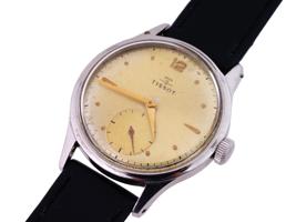 MID CENT TISSOT SWISS STAINLESS STEEL WRIST WATCH