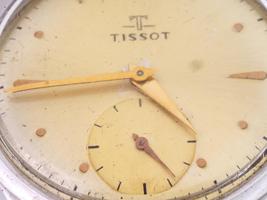 MID CENT TISSOT SWISS STAINLESS STEEL WRIST WATCH