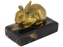 SWISS GILT BRONZE SCULPTURE BY EDOUARD-MARCEL SANDOZ